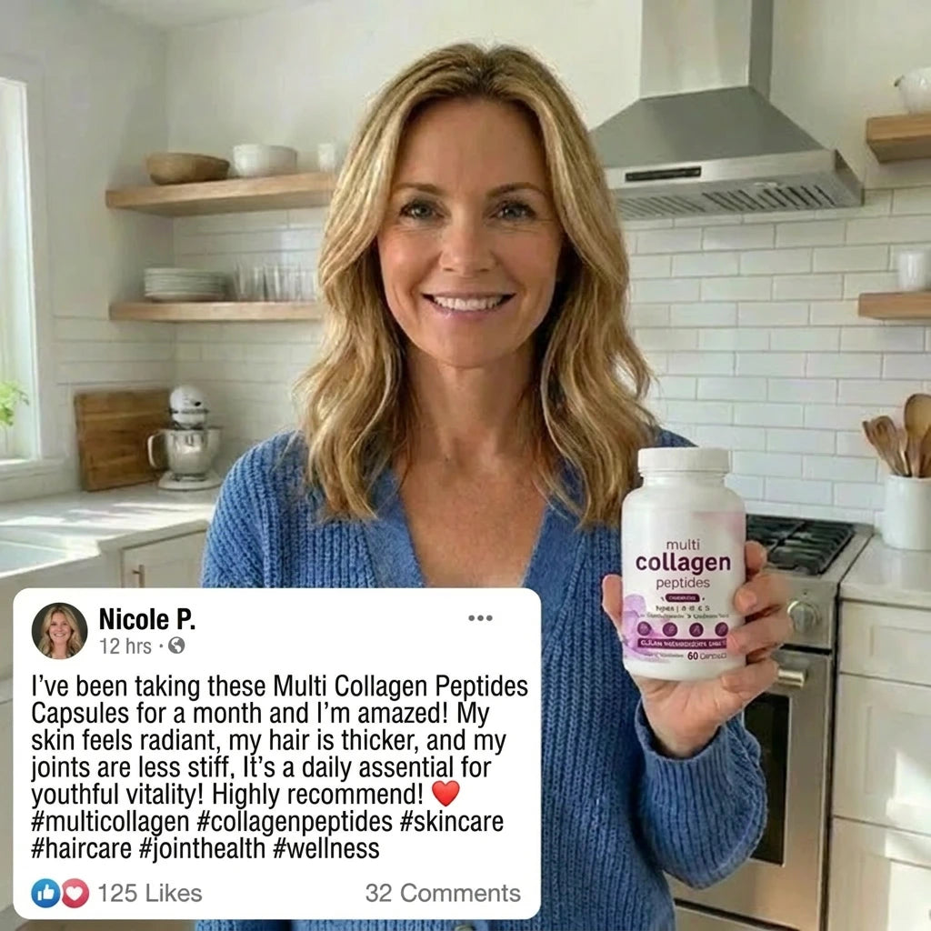 Multi Collagen Peptides - 60 Capsules