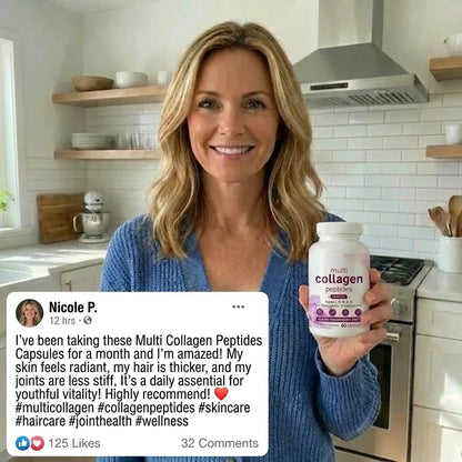Multi Collagen Peptides - 60 Capsules