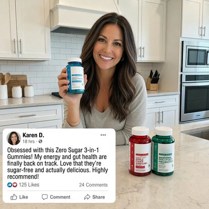 Zero Sugar 3-in-1 Gummies