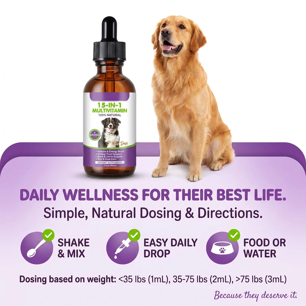 Dog 15-in 1 Multivitamins (60mL)