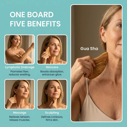 Gua Sha Tool for Lymphatic Drainage