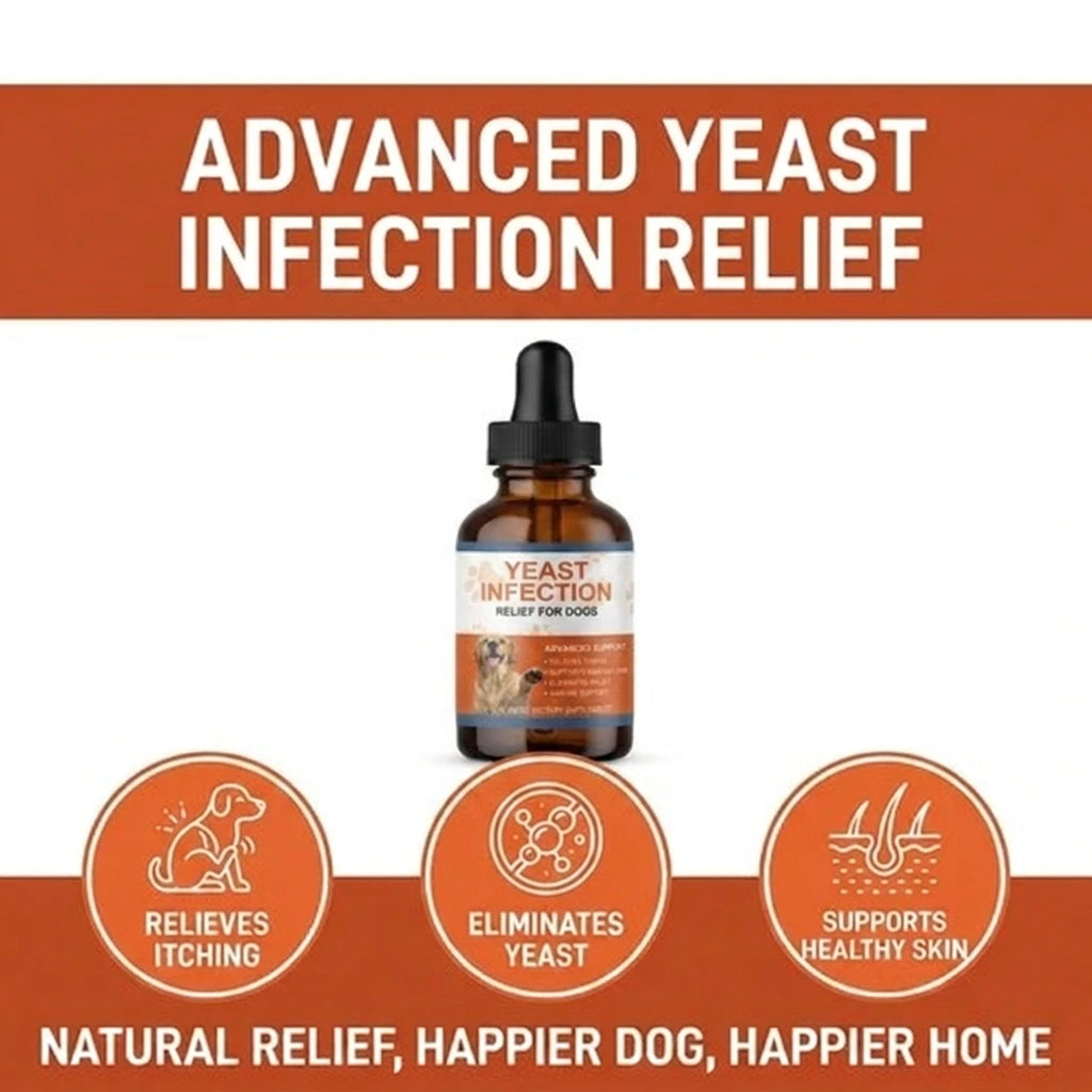 Natural Yeast Relief for Dogs (60ml)