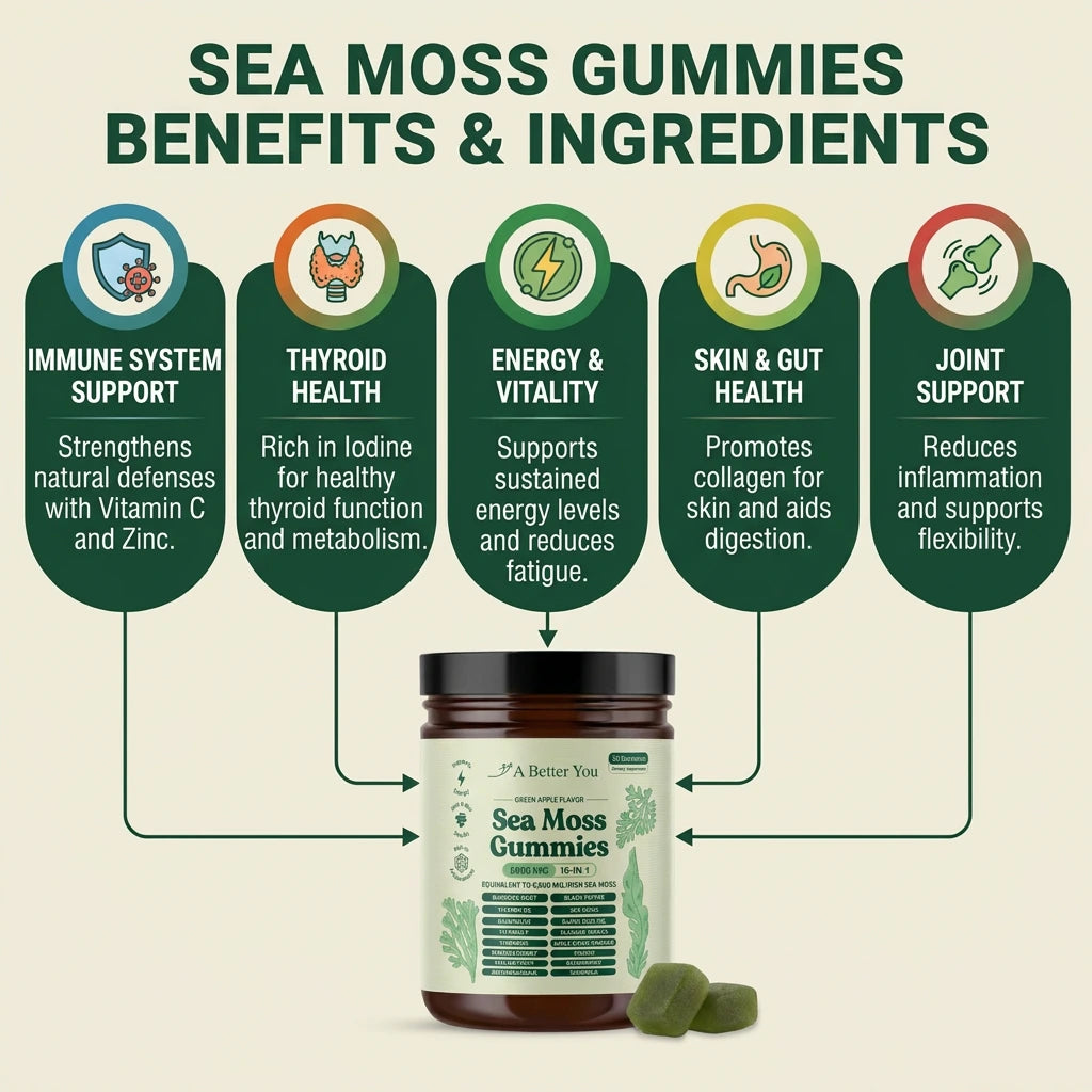 Sea Moss Gummies 16-in-1