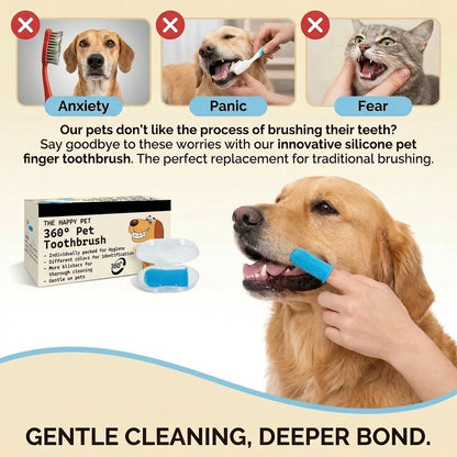 Pet Oral Care Finger Toothbrush Set (2-PCS)