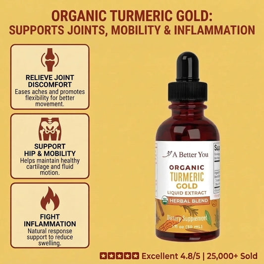 Organic Turmeric Liquid Drops – 30ml