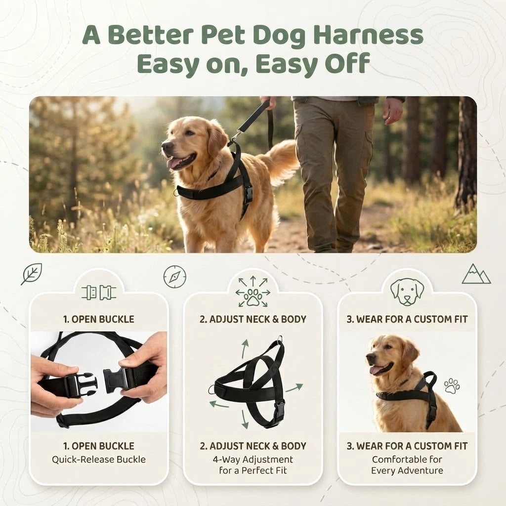 Dog Harness (Small / Medium / Large / Extra Large)