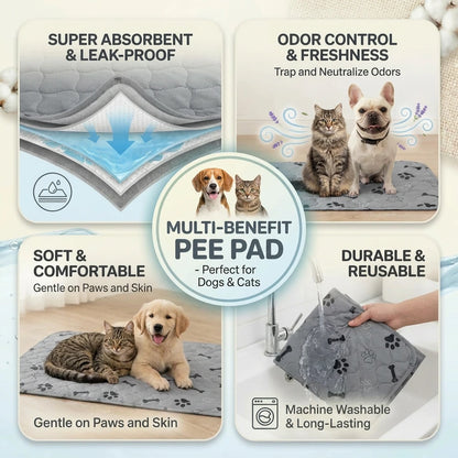 Washable Dogs and Cats Pee Pads (Small / Medium / Large)