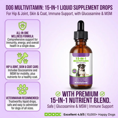 Dog 15-in 1 Multivitamins (60mL)