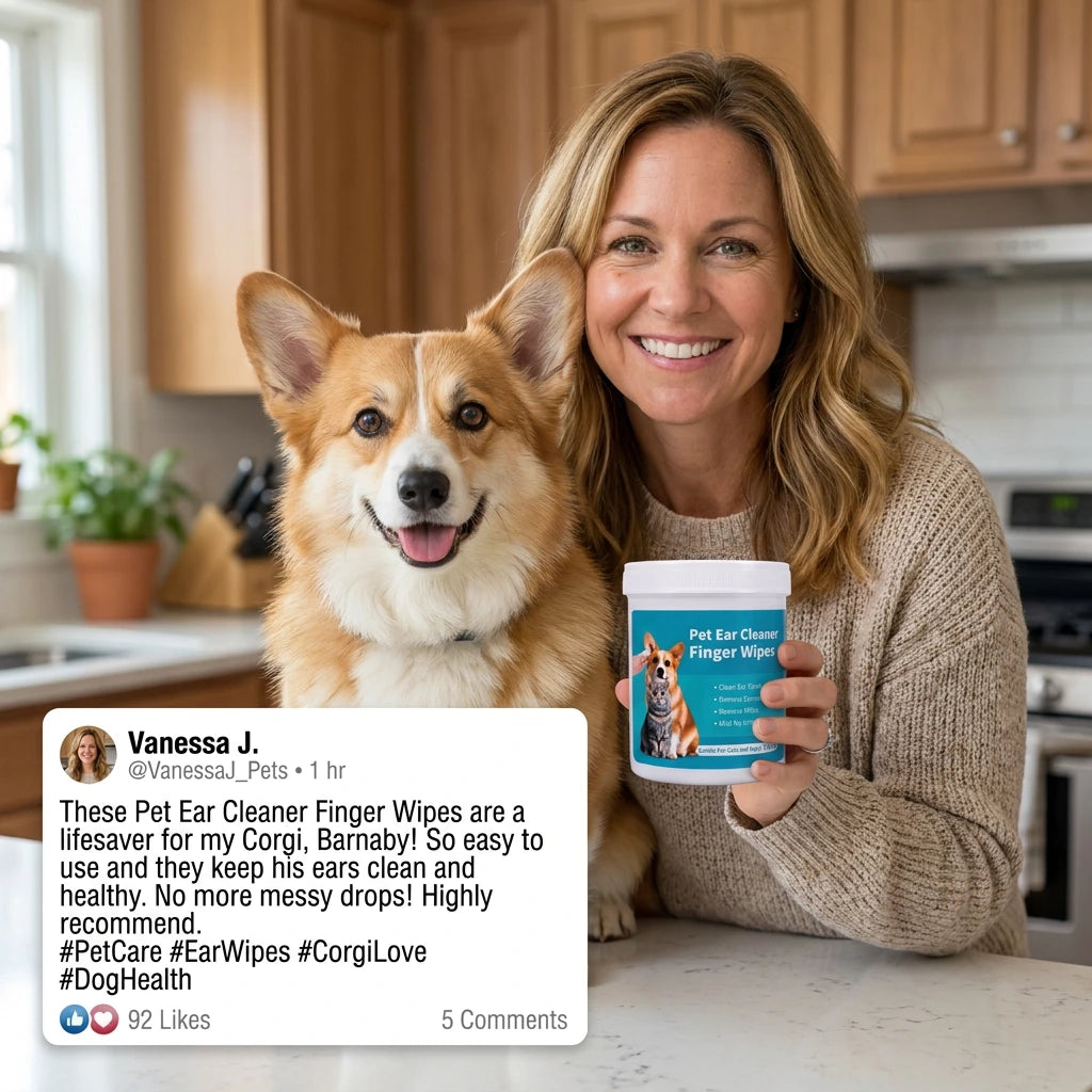 Dog Ear Cleaning Wipes