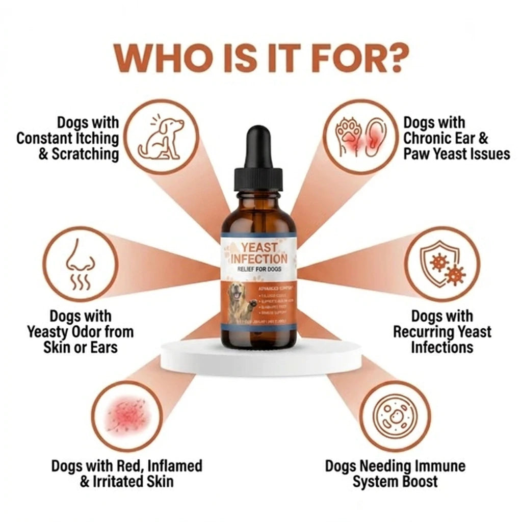Natural Yeast Relief for Dogs (60ml)