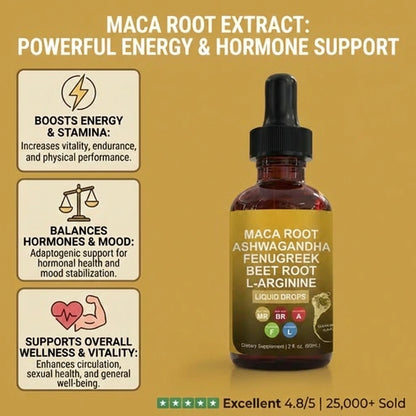 Maca Root Drops (60ml)