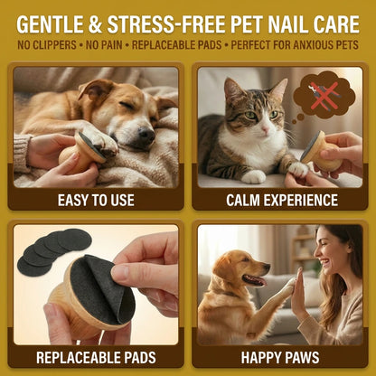 Wooden Nail File for Pets