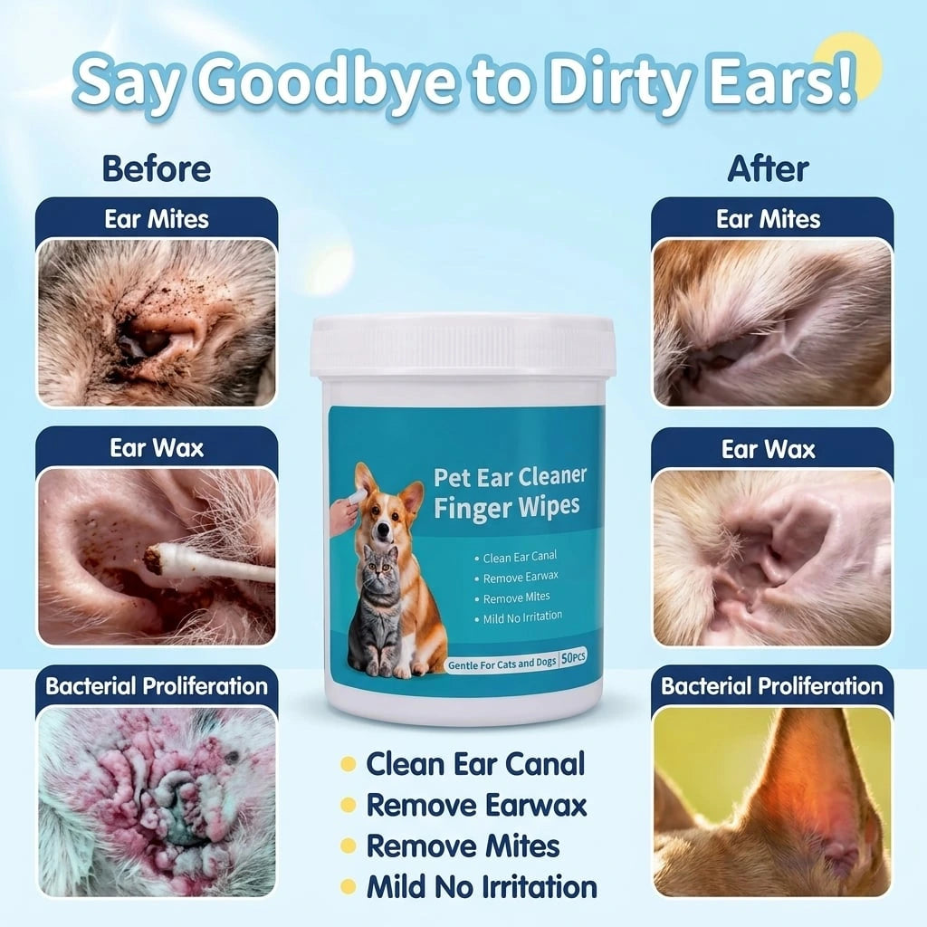 Dog Ear Cleaning Wipes