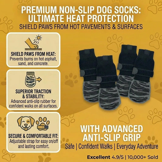 Premium Non-Slip Dog Socks