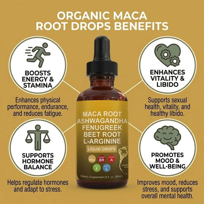 Maca Root Drops (60ml)