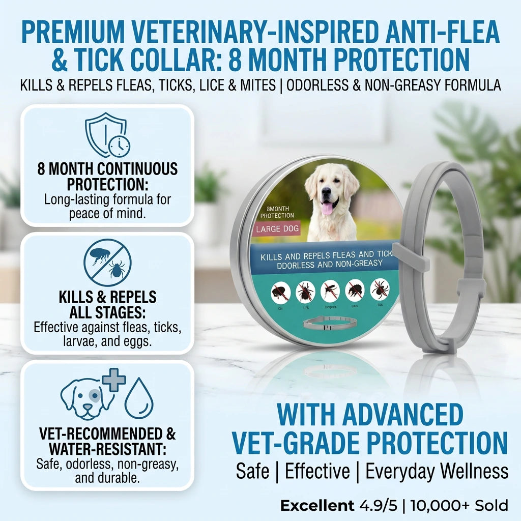 Pet Anti Flea & Tick Neck Collar