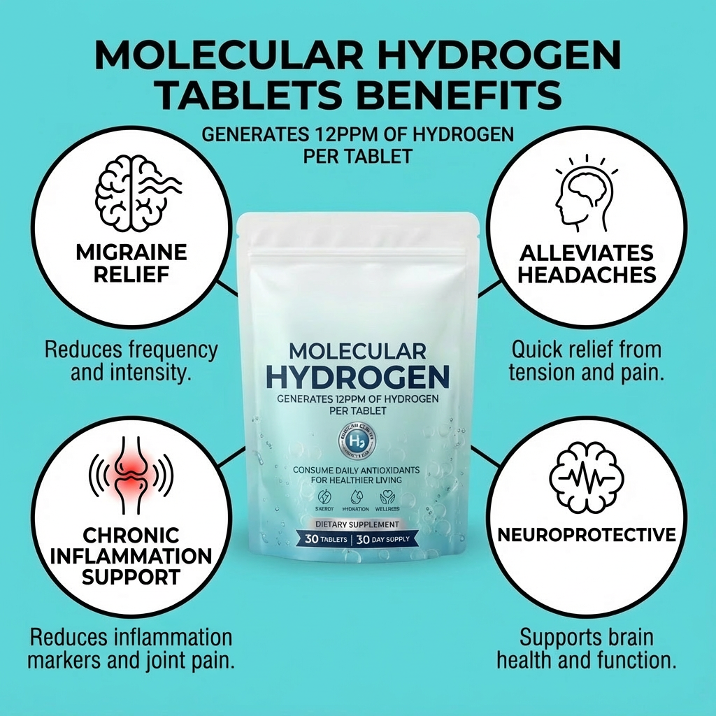 Hydrogen Water Tablets - 30 Day Supply