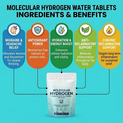 Hydrogen Water Tablets - 30 Day Supply