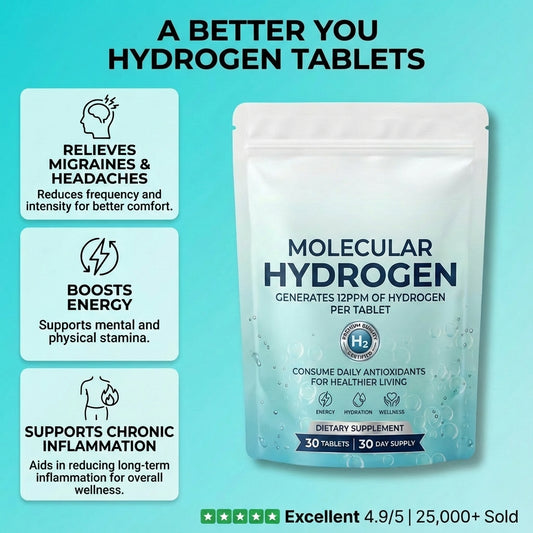 Hydrogen Water Tablets - 30 Day Supply