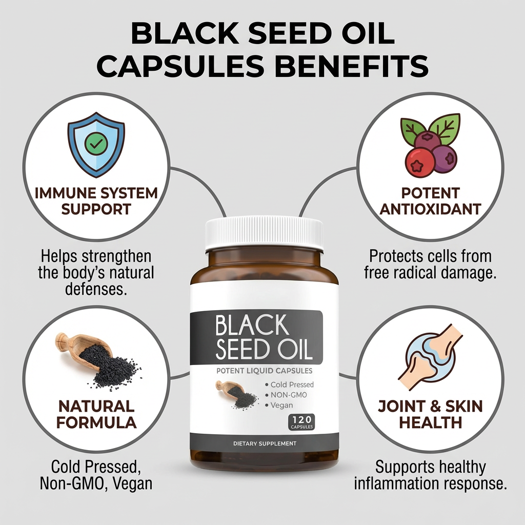 Black Seed Oil - 120 Softgel Capsules