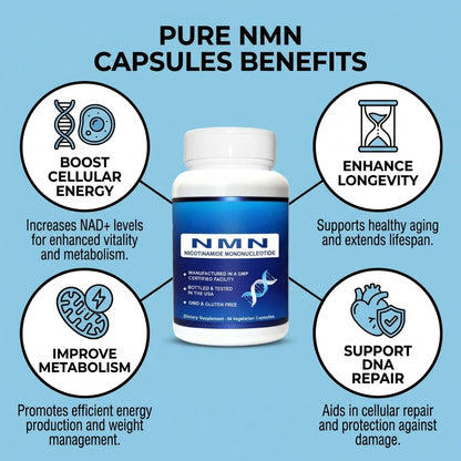 NMN Supplement - 60 Capsules