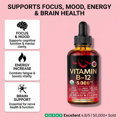 Vitamin B-12 Drops - 60ml